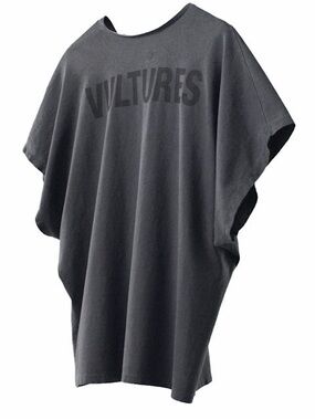 🆕 Kanye West Vultures Korea Oversized Tee Washed Black New Size 2 Medium